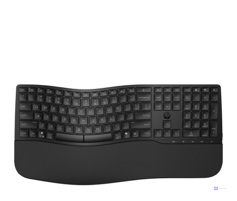 Klawiatura HP 680 Comfort Dual-Mode Keyboard Wireless/Bluetooth Black bezprzewodowa czarna 8T6L8AA