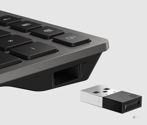 Klawiatura HP 720 Multi-Device Rechargeable Wireless Keyboard Nightfall Black bezprzewodowa czarna 9T5B1AA