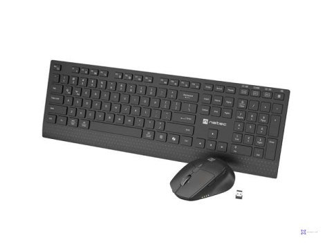 NATEC ZESTAW 2W1 KLAWIATURA MYSZ STINGRAY 2 US BEZPRZEWODOWY