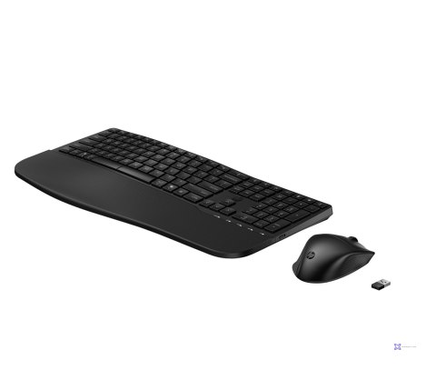 Zestaw klawiatura + mysz HP 680 Comfort Dual-Mode Wireless/Bluetooth Keyboard and Mouse Combo bezprzewodowe czarne 8T6L6AA