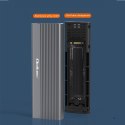 QOLTEC OBUDOWA NA DYSK SSD M.2 | SATA | NGFF | USB-C | SUPER SPEED | 2TB | SZARY (OUTLET)