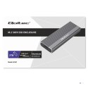 QOLTEC OBUDOWA NA DYSK SSD M.2 | SATA | NGFF | USB-C | SUPER SPEED | 2TB | SZARY (OUTLET)