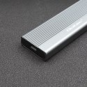 QOLTEC OBUDOWA NA DYSK SSD M.2 | SATA | NGFF | USB-C | SUPER SPEED | 2TB | SZARY (OUTLET)