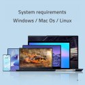 QOLTEC OBUDOWA NA DYSK SSD M.2 | SATA | NGFF | USB-C | SUPER SPEED | 2TB | SZARY (OUTLET)