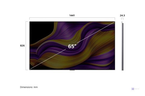 Telewizor LG OLED65G51LW OLED 65'' 4K Ultra HD 120Hz WebOS Dolby Atmos Czarny