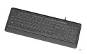 Klawiatura multimedialna z podświetleniem USB (A+C) Gembird KB-UML-04 1.8m czarna