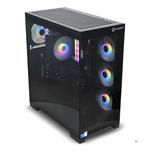 Komputer HIRO Aurora AMD Ryzen 5 7500X3D, RX 9070 GRE 12GB, 32GB RAM, 1TB SSD, WIFI, W11H