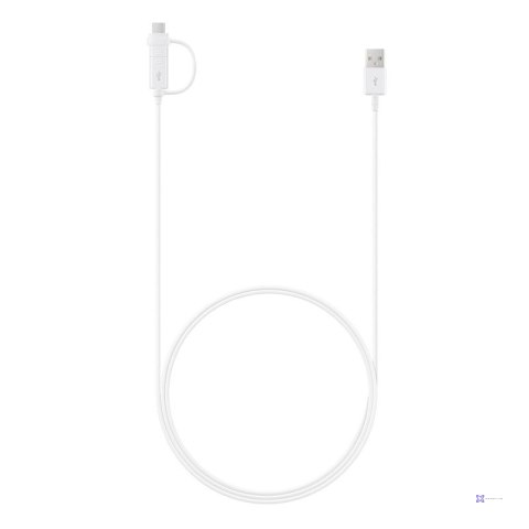 Samsung Combo Cable (Type-C & Micro USB), White