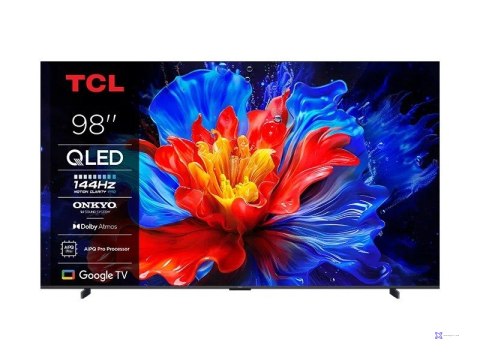 Telewizor TCL 98P8K Neo QLED 98" 4K Ultra HD 144Hz Google TV Dolby Atmos Metaliczny