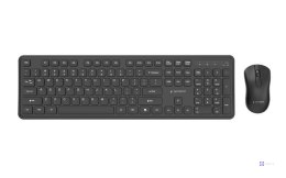 Zestaw bezprzewodowy klawiatura i mysz Gembird KBS-WPS-01 czarny