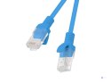 Patchcord UTP Lanberg PCU6-10CC-0025-B (RJ45 - RJ45 ; 0,25m; UTP; kat. 6; kolor niebieski)