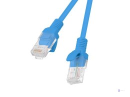 Patchcord UTP Lanberg PCU6-10CC-0025-B (RJ45 - RJ45 ; 0,25m; UTP; kat. 6; kolor niebieski)