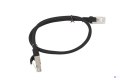 Patchcord UTP Lanberg PCU6-10CC-0050-BK (RJ45 - RJ45 ; 0,50m; UTP; kat. 6; kolor czarny)