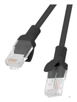 Patchcord UTP Lanberg PCU6-10CC-0100-BK (RJ45 - RJ45 ; 1m; UTP; kat. 6; kolor czarny)