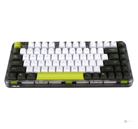 Klawiatura ASUS KD201 Jelly75 Wireless/Bluetooth Keyboard  Volt Green