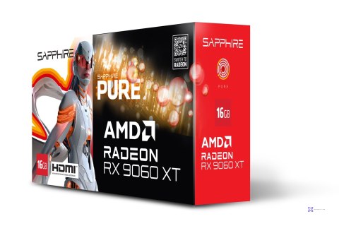 Karta graf. SAPPHIRE PURE RX 9060 XT GAMING OC 16GB (OUTLET)