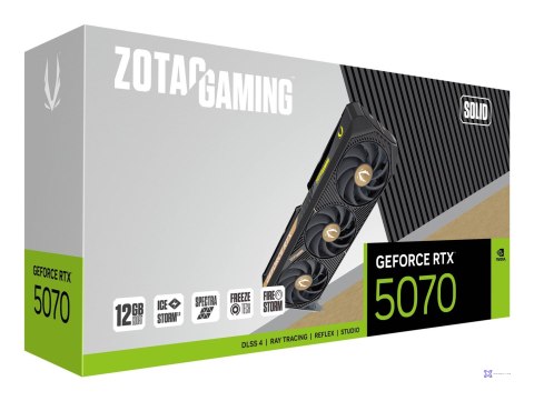 Karta graficzna ZOTAC GAMING GeForce RTX 5070 SOLID 12GB (OUTLET)