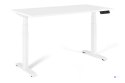Biurko/Stolik z regulowaną wysokością UNIQUE ACTIVE I 14-C103W-W-160-YZ-02 biały stelaż i blat, 160X70 cm