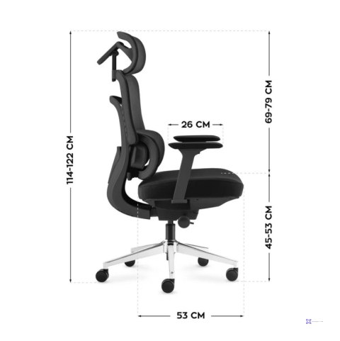 Fotel biurowy Visioner 6.1 Black N