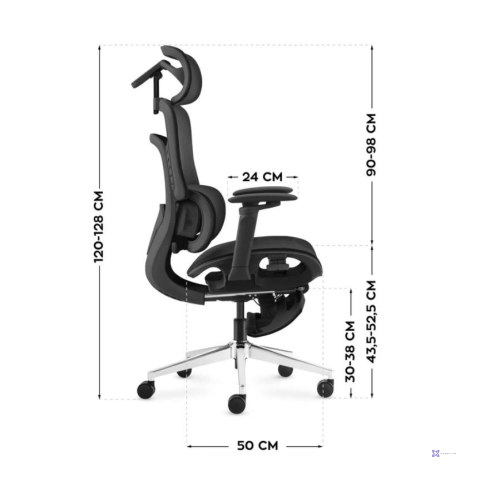 Fotel biurowy Visioner 8.3 Black N