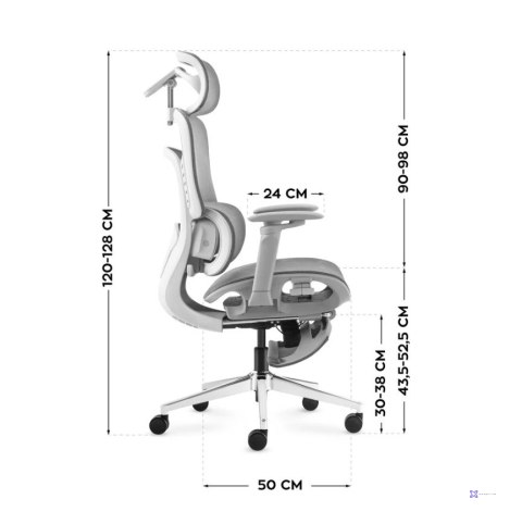 Fotel biurowy Visioner 8.3 Grey N