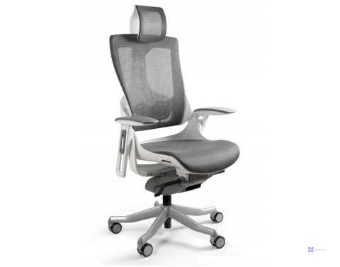 Fotel biurowy Wau 2 NW41 siatka charcoal/biały