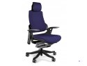 Fotel biurowy Wau BL412 tkanina navyblue/czarny