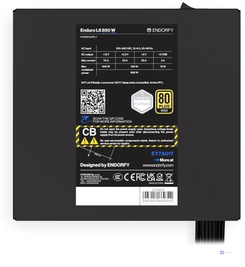 Zasilacz ENDORFY Enduro L6 850 W