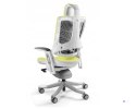 Fotel biurowy Wau 2 BL410 tkanina mustard/biały
