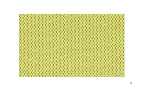 Fotel biurowy Wau 2 BL410 tkanina mustard/biały