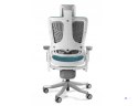 Fotel biurowy Wau 2 BL414 tkanina steelblue/biały