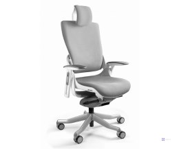 Fotel biurowy Wau 2 BL416 tkanina snowy/biały