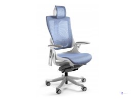 Fotel biurowy Wau 2 NW43 siatka royalblue/biały