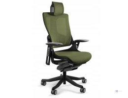 Fotel biurowy Wau 2 NW46 siatka olive/czarny
