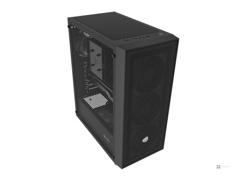 FURY OBUDOWA SHOBO SH8F MIDI TOWER Z OKNEM CZARNA