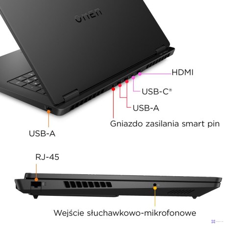 HP OMEN 17-db0128nw Ryzen 5 8645HS 17.3"FHD IPS 144Hz 300n AG 16GB DDR5 5600 SSD512 RTX 4060_8GB 83Wh Win11 2Y