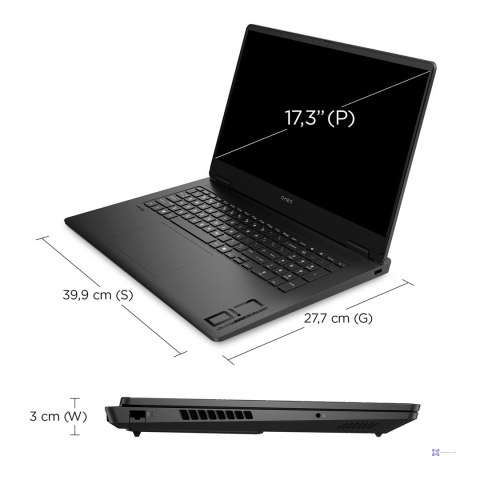 HP OMEN 17-db0128nw Ryzen 5 8645HS 17.3"FHD IPS 144Hz 300n AG 16GB DDR5 5600 SSD512 RTX 4060_8GB 83Wh Win11 2Y