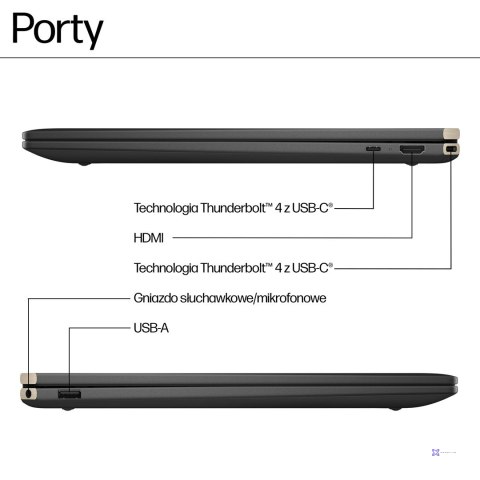 HP Spectre x360 16-aa0233nw Ultra 7 155H 16" 2.8K Touch OLED 120Hz AG 16GB DDR5 6400 SSD1TB RTX 4050_6GB Cam 9MP 83Wh W11Pro 2Y