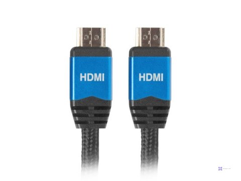 Kabel Lanberg Premium CA-HDMI-20CU-0030-BL (HDMI M - HDMI M; 3m; kolor czarny)