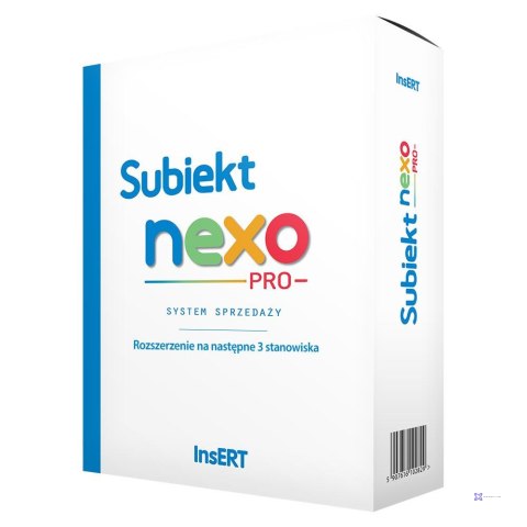 Licencja InsERT - Subiekt NEXO PRO rozszerzenie na następne 3 stanowiska