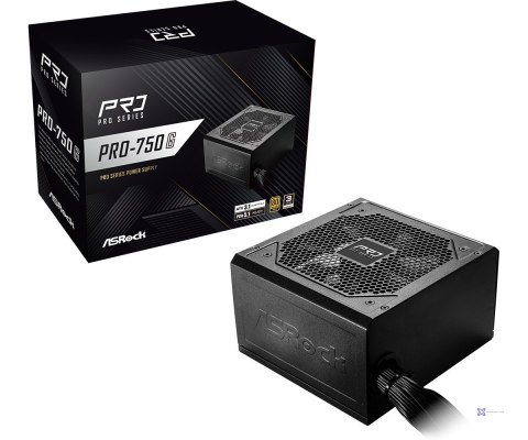 Zasilacz ASRock PRO-750G 750W 80 PLUS Gold