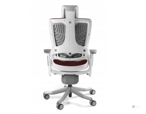 Fotel biurowy Wau 2 BL406 tkanina cocoa/biały