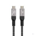 GEMBIRD KABEL DO ŁADOWANIA I TRANSMISJI DANYCH PREMIUM USB 4 TYPE-C 40 GB/S, 240 W, 0.3 M