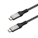 GEMBIRD KABEL DO ŁADOWANIA I TRANSMISJI DANYCH PREMIUM USB 4 TYPE-C 40 GB/S, 240 W, 0.5 M