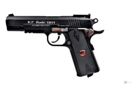 Pistolet wiatrówka BRUNI 816 US Combat kal. 4,5 mm BB, 20-strzałowy CO-2, do 17J