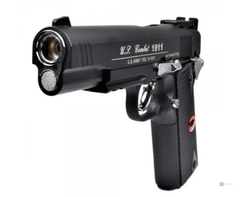 Pistolet wiatrówka BRUNI 816 US Combat kal. 4,5 mm BB, 20-strzałowy CO-2, do 17J