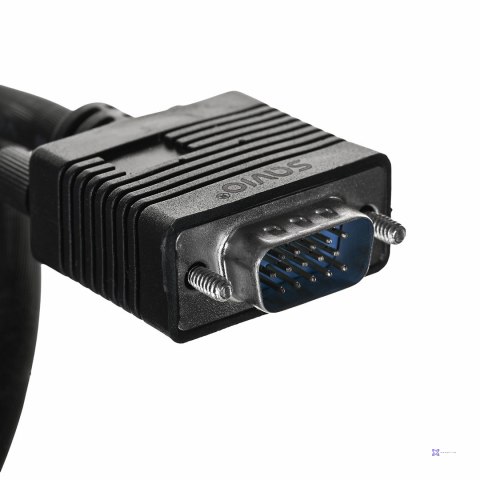 SAVIO KABEL VGA (M) - VGA (M) EKRANOWANY + 2 FERYTY 1,8M CL-202