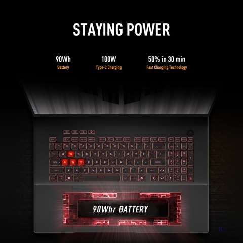ASUS TUF Gaming A18 FA808UM-S9058 Ryzen 7 260 18.0" 2.5K 240Hz IPS-level 500nits AG 16GB DDR5 5600 SSD512 GeForce RTX 5060 8GB W