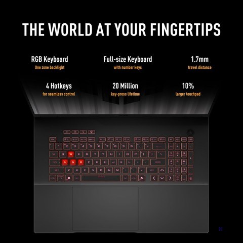 ASUS TUF Gaming A18 FA808UM-S9058 Ryzen 7 260 18.0" 2.5K 240Hz IPS-level 500nits AG 16GB DDR5 5600 SSD512 GeForce RTX 5060 8GB W