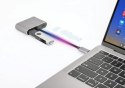 Hub USB Typ-C 4w1 USB 3.0 + PD 100W + HDMK 4k30Hz + VGA FullHD